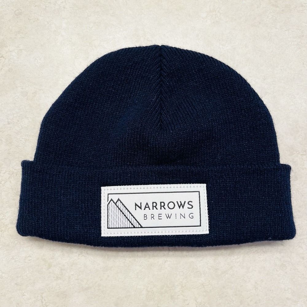 Narrows Brewing Navy Blue Toddler Sized Beanie Hat PNW Tacoma Washington New